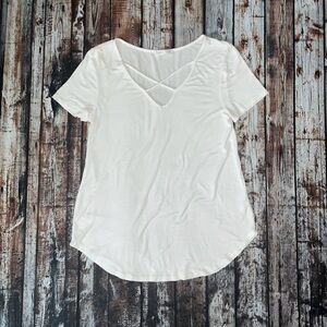 Emory Park Dolce White Knit Top